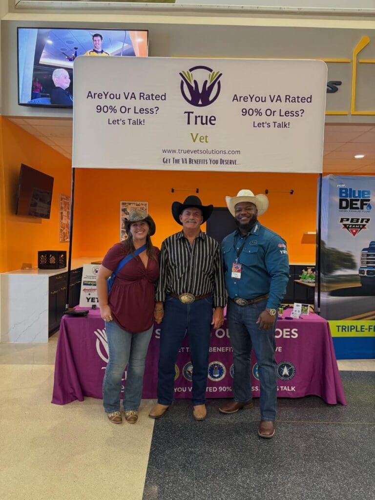 Martin Holt with True Vet Solutions at Music City Rodeo