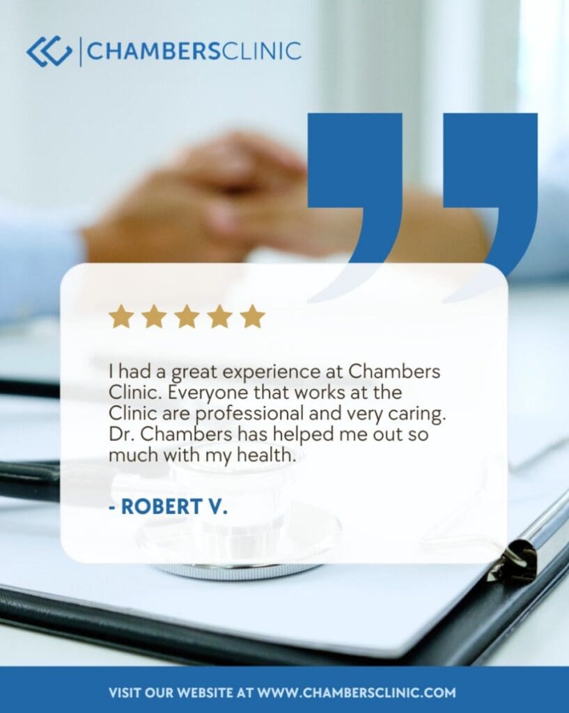 Testimonial - Chambers Clinic
