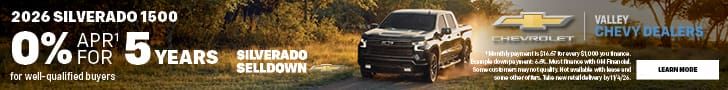 2026 Silverado 1500 offer at Valley Chevy Dealers